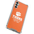 Clemson University Tigers Est 1889 Orange Galaxy A15 5G Clear Case